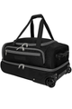 first class carry-on duffel black side view
