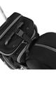 first class carry-on duffel black coupling straps