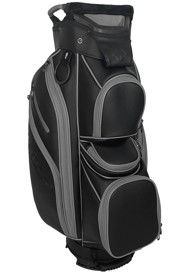 revcore black cart golf bag by caddydaddy