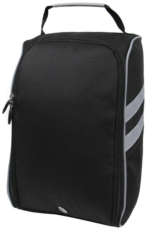 modern golf shoe bag black