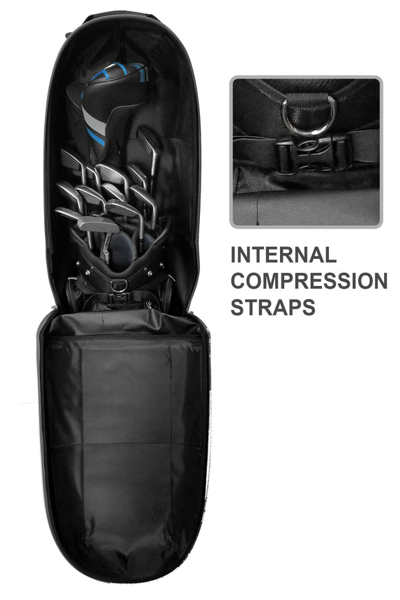 enforcer hard top travel bag case black inside