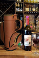 golf bag wine cooler with stopper copper at wine bar
