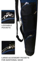 ranger sunday golf bag blue pockets