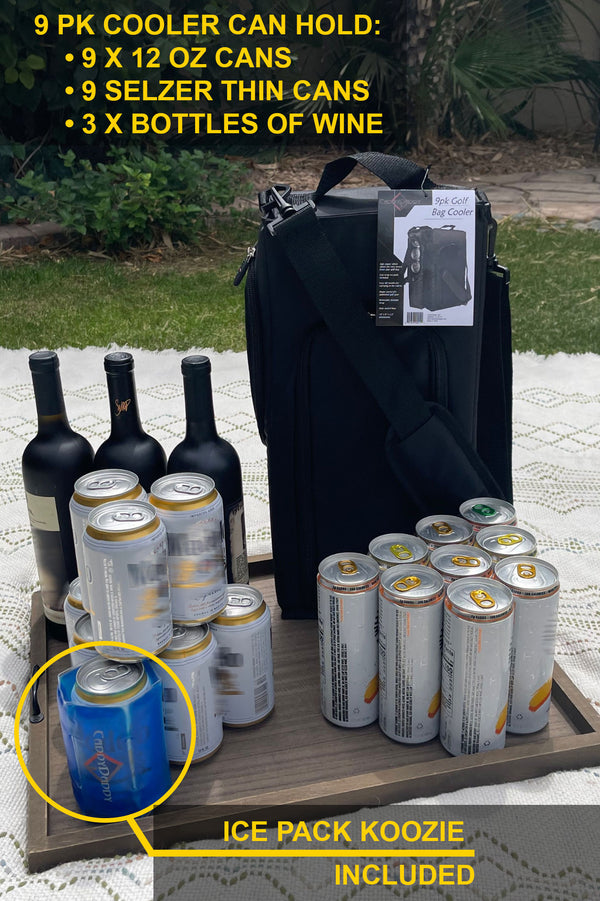 9pk-golf-bag-cooler beverages