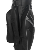 revcore black cart golf bag by caddydaddy back view