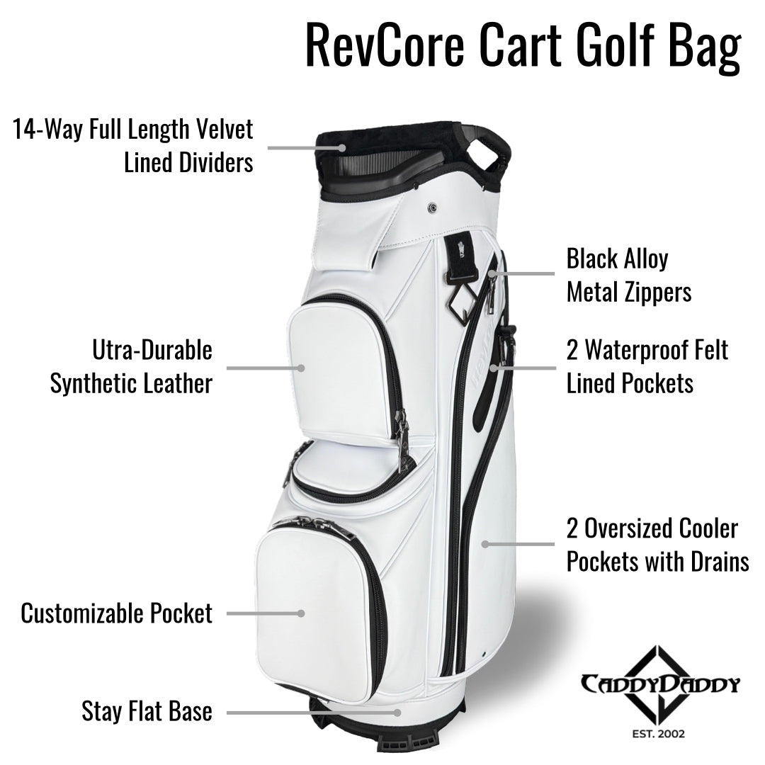 RevCore Golf Cart Bag | 14 Way Divider