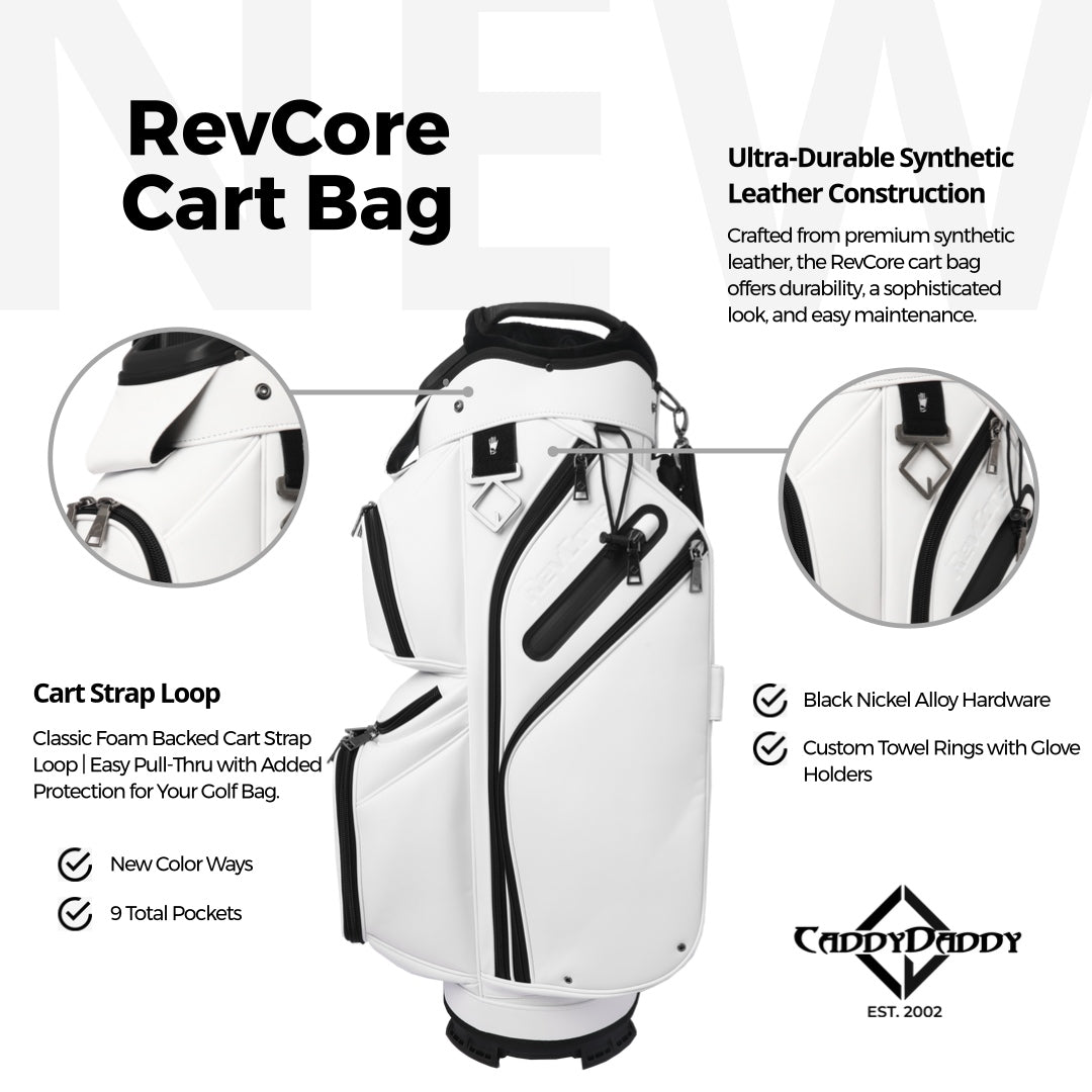RevCore Golf Cart Bag | 14 Way Divider