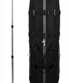 first class golf travel bag black cover with north pole club protector