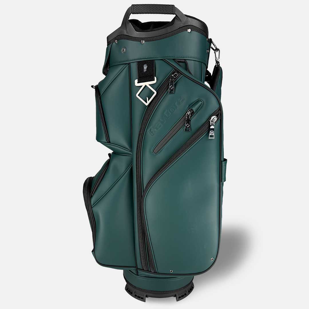 RevCore Lux Golf Cart Bag | Flat Base | 15-Way Velvet Dividers