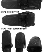 enforcer hard top travel bag case black folding instructions