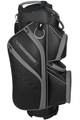 revcore black cart golf bag by caddydaddy side view