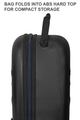 enforcer hard top travel bag case blue hard top