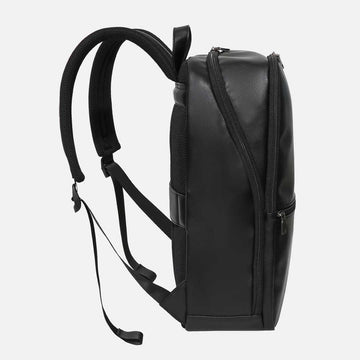 black leather backpack with laptop compartment Backpack, Men's Brown Leather from Satchel & Page Made in the USA using full The Backpack Black Pebble |
