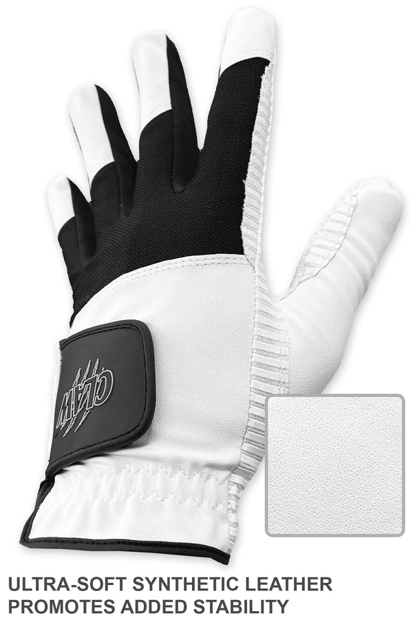 claw max mens golf glove faux leather