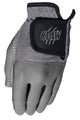 claw pro mens golf glove grey back view