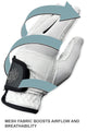 claw pro mens golf glove white breathable graphic