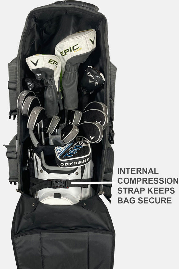 Defender Golf Travel Bag | Custom EVA Mold w/Extra Padding - CaddyDaddy