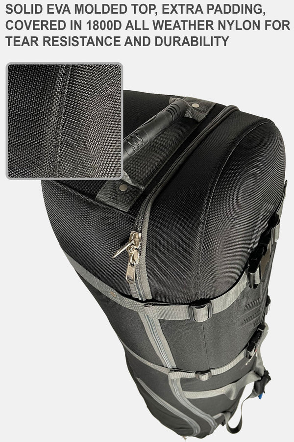 Defender Golf Travel Bag | Custom EVA Mold w/Extra Padding - CaddyDaddy