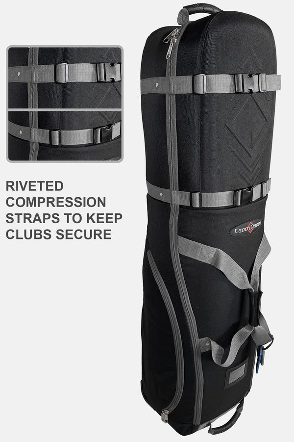 Defender Golf Travel Bag | Custom EVA Mold w/Extra Padding - CaddyDaddy