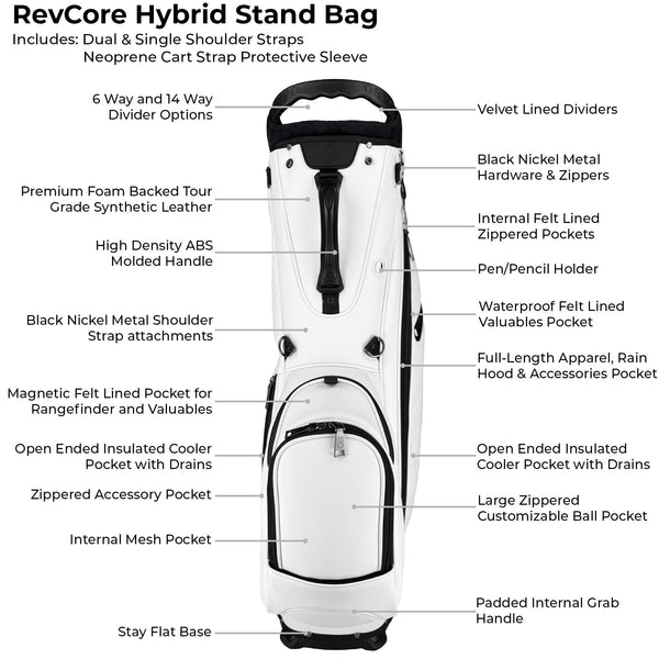 RevCore Hybrid Stand Bag - CaddyDaddy